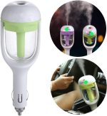 ⁦مرطب هواء السيارة، ناشر رائحة، معطر هواء السيارة، معطر هواء السيارة الإلكتروني، منقي هواء السيارة، منفذ ولاعة السيارة، موزع روائح العطور المفضلة لديك - لون الليمون - من كابر مصر 2020⁩ - الصورة ⁦2⁩