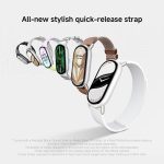 ⁦سوار XIAOMI الذكي 10 - 1.72 بوصة AMOLED، Xiaomi HyperOS، مراقب معدل ضربات القلب وSPO₂، بوصلة إلكترونية، أكثر من 150 وضعًا رياضيًا، تتبع السباحة، بلوتوث، فضي جليدي⁩ - الصورة ⁦8⁩