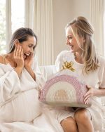 ⁦منظم العلبة لحفاضات الأطفال من Blissful Diary، سلة العلبة للحفاضات المصنوعة من الحبال القطنية، سلة تخزين كبيرة للأولاد والبنات حديثي الولادة، هدية لقائمة استحمام الطفل، أساسيات حديثي الولادة، قوس قزح أحمر الخدود⁩ - الصورة ⁦7⁩